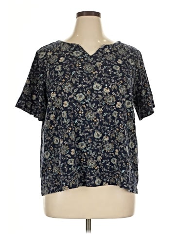 Croft & Barrow Short Sleeve Blouse (view 1)