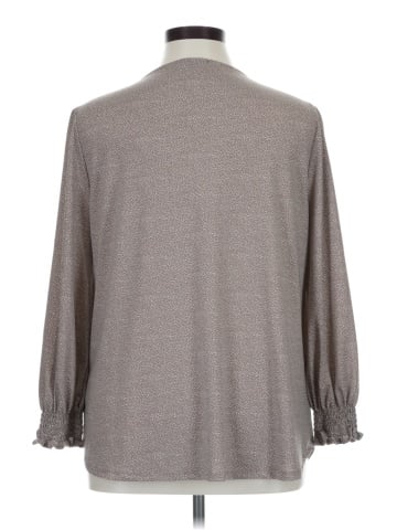 Adrianna Papell Long Sleeve Blouse (view 2)