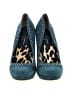 Jessica Simpson Teal Heels Size 8 - photo 2