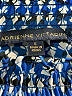 Adrienne Vittadini 100% Polyester Blue 3/4 Sleeve Blouse Size L - photo 7
