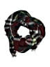 J.Jill 100% Polyester Plaid Burgundy Scarf One size - photo 1