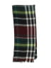 J.Jill 100% Polyester Plaid Burgundy Scarf One size - photo 2