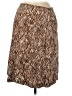 Alfani Print Brown Casual Skirt Size 6 - photo 1