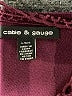 Cable & Gauge Burgundy Pullover Sweater Size L - photo 7
