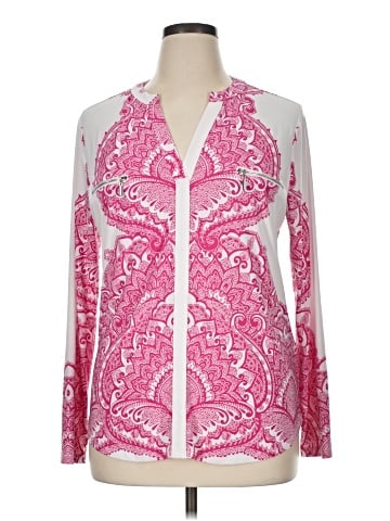 INC International Concepts Long Sleeve Blouse (view 1)