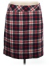 Talbots Plaid Red Wool Skirt Size 8 Petite - photo 1