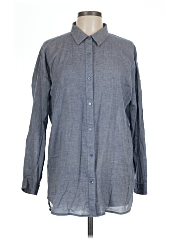 Eileen Fisher Long Sleeve Button-Down Shirt (view 1)