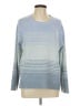 Ella Moss Stripes Blue Pullover Sweater Size L - photo 1