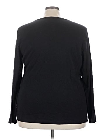 St. John's Bay Long Sleeve Top (view 2)