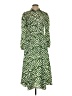 Live 4 Truth 100% Polyester Print Green Casual Dress Size S - photo 1