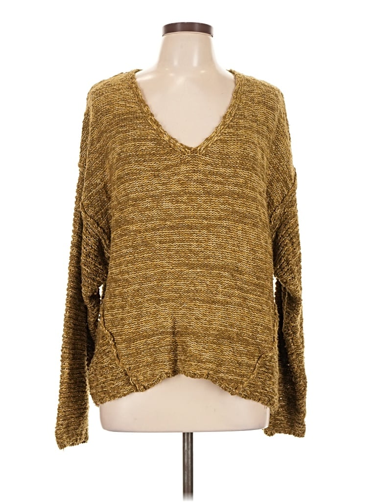 Pre-owned Universal Thread Pullover Sweater In Gold