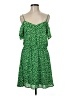 Jessica Simpson 100% Polyester Stars Green Casual Dress Size M - photo 1