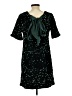 August Sky Stars Black Cocktail Dress Size L - photo 2