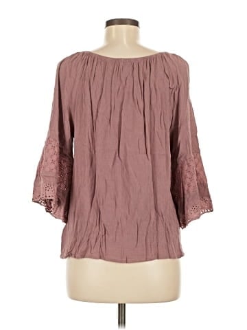 AVLN Studio 3/4 Sleeve Blouse (view 2)