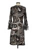 MSK Paisley Gray Casual Dress Size S - photo 2