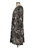 MSK Paisley Gray Casual Dress Size S - photo 5
