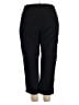 Ruby Rd. Solid Black Active Pants Size 24W - photo 2