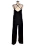 Sans Souci Solid Black Jumpsuit Size L - photo 2