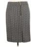 MICHAEL Michael Kors Chevron-herringbone Gray Casual Skirt Size 8 - photo 2