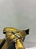 Gucci 100% Leather Gold Sandals Size EU (IT) 37 / US 7 - photo 3