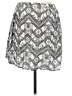 Kavu Chevron-herringbone Silver Casual Skirt Size M - photo 2