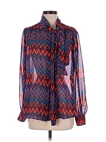 Eva Mendes by New York & Company Long Sleeve Blouse (view 1)