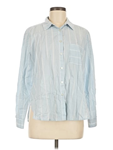 Ann Taylor LOFT Long Sleeve Button-Down Shirt (view 1)