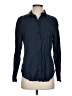 J.Crew 100% Linen Blue Long Sleeve Button-Down Shirt Size 4 - photo 1