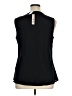 Nic + Zoe 100% Polyester Black Sleeveless Blouse Size XL - photo 2