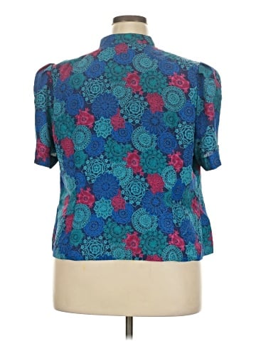 Leslie Fay Short Sleeve Blouse (view 2)
