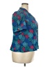 Leslie Fay 100% Polyester Teal Short Sleeve Blouse Size 18WP - photo 4