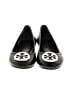 Tory Burch 100% Leather Black Flats Size 7 1/2 - photo 2