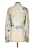 Free People 100% Cotton Print Ivory Denim Jacket Size S - photo 2