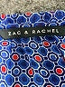 Zac & Rachel 100% Polyester Blue Short Sleeve Blouse Size L - photo 7