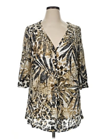 Onque 3/4 Sleeve Blouse (view 1)