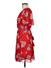 Madewell 100% Polyester Print Red Casual Dress Size 8 - photo 5