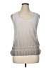 Komarov 100% Polyester Gray Sleeveless Top Size XL (4) - photo 1