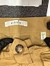 DÔEN 100% Cotton Solid Tan Khakis Size 0 - photo 7