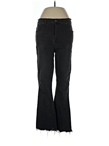 Madewell Tall Cali Demi-Boot Jeans in Berkeley Black: Chewed-Hem Edition (view 1)