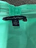 American Eagle Outfitters 100% Polyester Teal Sleeveless Blouse Size L - photo 7