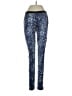 Tory Burch 100% Silk Print Blue Active Pants Size XS - photo 1