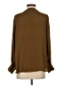 Catherine Malandrino 100% Polyester Brown Gold Long Sleeve Blouse Size XS - photo 2