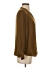Catherine Malandrino 100% Polyester Brown Gold Long Sleeve Blouse Size XS - photo 4