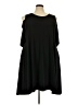 Lbisse Solid Black Casual Dress Size 3X - photo 1