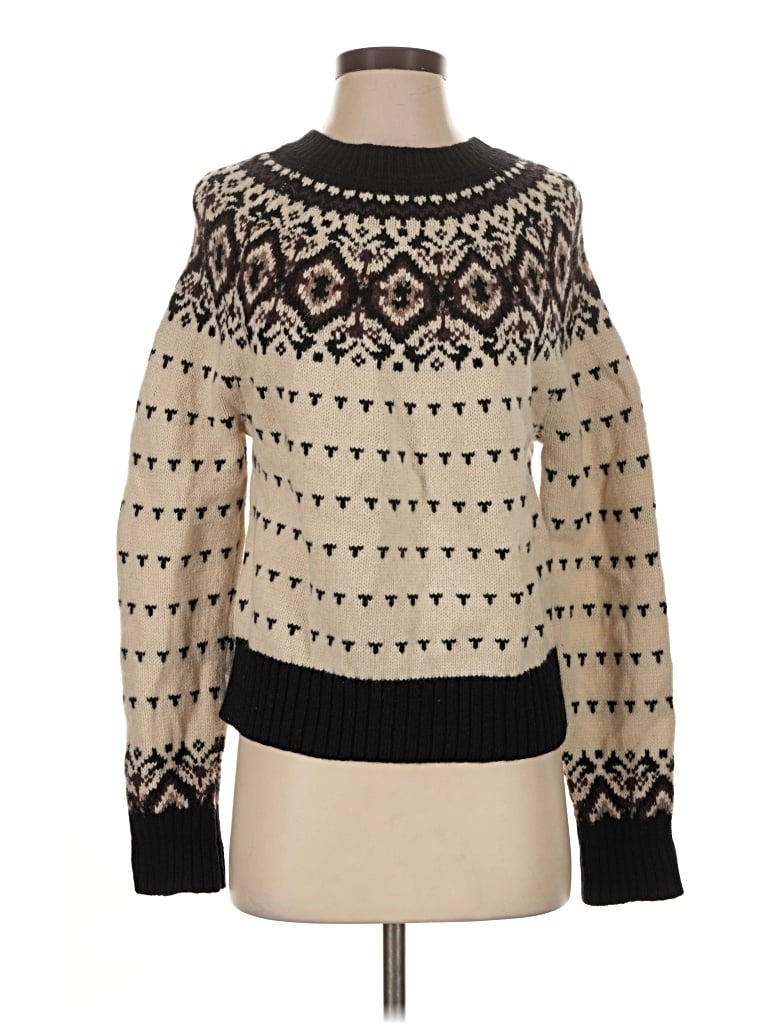 Pre-owned Re/done Wool Pullover Sweater In Tan