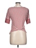 Three Dots Stripes Red Short Sleeve T-Shirt Size L - photo 2