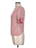 Three Dots Stripes Red Short Sleeve T-Shirt Size L - photo 5