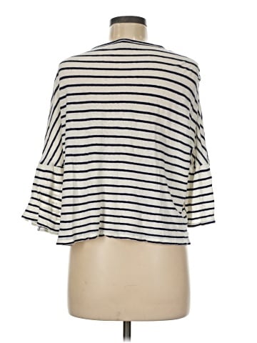 Madewell Flare-Sleeve Tee in Stripe (view 2)