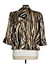 Alex Evenings Animal Print Gold Blazer Size 1X - photo 2