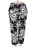Venezia 100% Rayon Print Black Active Pants Size 18 - 20 Plus - photo 1